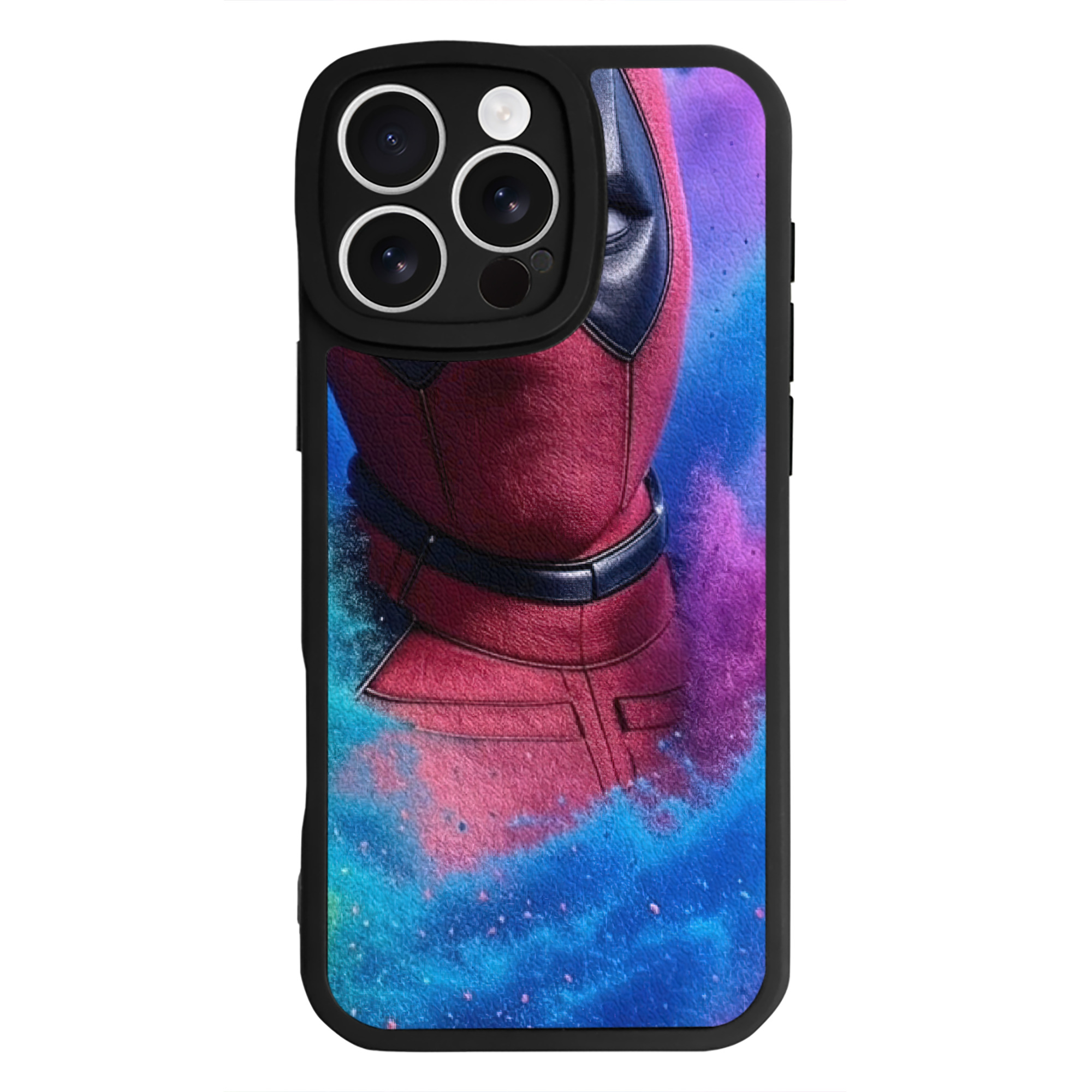 （画像用） Deadpool デッドプール 【iPhone 16シリーズ対応】シリコンスマホケース（レザー調） 材質：シリコン